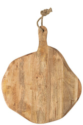 Snijplank Rond Organic Hout